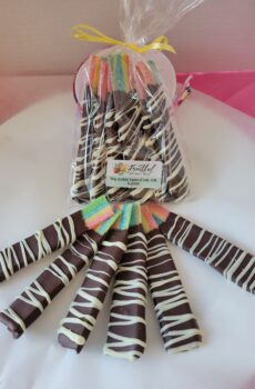 Chocolate Dipped Sour Gummy Belts (6 pack)